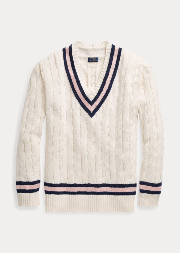 Women's Ralph Lauren Pink Pony Cricket Sweater | 243810MKX